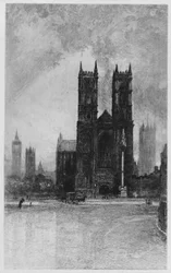 Die Türme von Westminster, ca. 1897