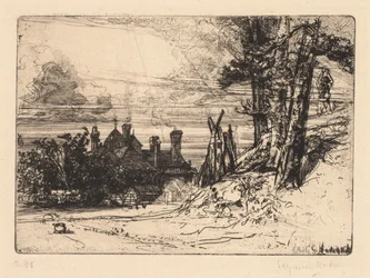 Horsleys Haus in Willesley, 1865