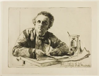 Porträt von Francis Seymour Haden, Nr. 2 (Während des Radierens)
