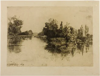 Die Insel gegenüber von Boyles Farm