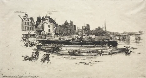Whistlers Haus in Old Chelsea, 1863