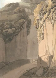Eingang zur Grotte von Posillipo, Neapel