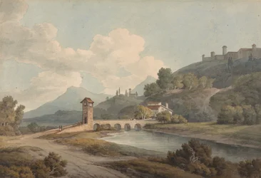 Moderne Brücke bei Narni