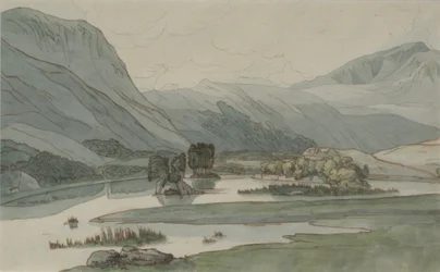 Rydal Water mit den Grasmere Hills, 1786