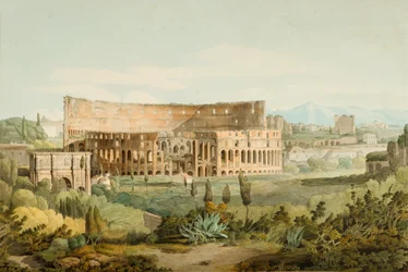 Das Kolosseum von den Caelian-Hügeln, 1799