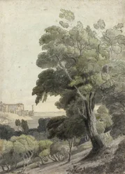 Tivoli, Rom in der Ferne zeigend, ca. 1781