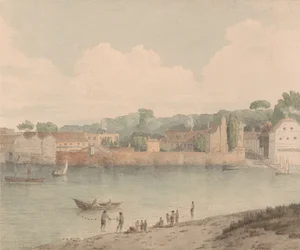 Vauxhall Stairs, von Millbank, 5. Juli 1797