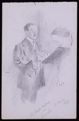 Porträt von Sir Charles Holmes