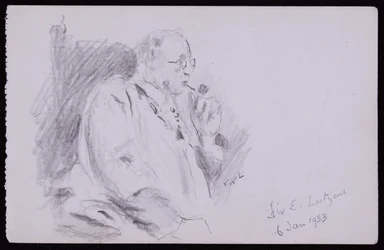 Porträt von Sir Edwin Lutyens