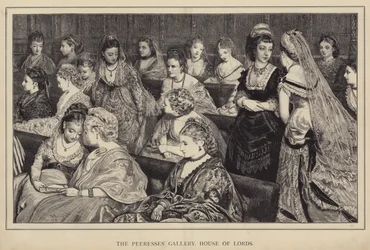 Die Galerie der Peeressen, House of Lords
