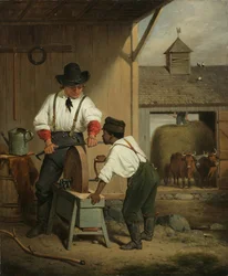 Der Sensenmann, 1856