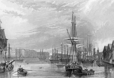 West India Dock, Illustration aus 
