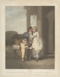 Rufe von London: Rund und gesund, fünf Pence pro Pfund, Herzogskirschen, graviert von Anthony Cardon (1772-1813) 1795