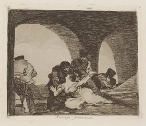Bittere Anwesenheit, pl. 13 aus der Serie Die Schrecken des Krieges