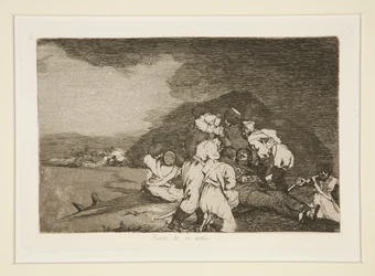 Es geschieht dir recht, pl. 6 aus Los desastres de la guerra (Die Schrecken des Krieges)