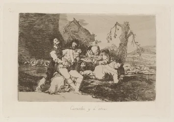 Curarlos, y ? otra (Heilt sie, und weiter), Platte 20 aus Los desastres de la guerra (Die Schrecken des Krieges)