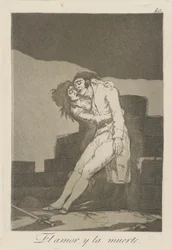 Die Liebe und der Tod, Platte 10 aus der Serie Los Caprichos