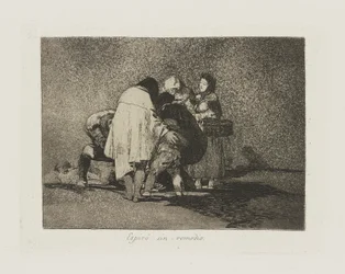 Es gab nichts zu tun und er starb, pl. 53 aus der Serie Die Schrecken des Krieges