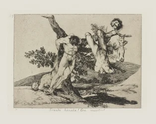 Große Heldentat! Mit Toten!, pl. 39 aus der Serie Die Schrecken des Krieges