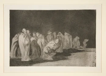 Die Eingesackten, Platte 8 aus der Serie Los proverbios