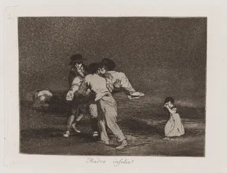 Unglückliche Mutter!, Platte 50 aus Los desastres de la guerra (Die Schrecken des Krieges)