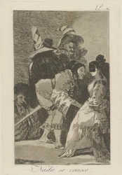 Nadie se conoce. (Niemand kennt sich selbst.), pl. 6 aus der Serie Los caprichos