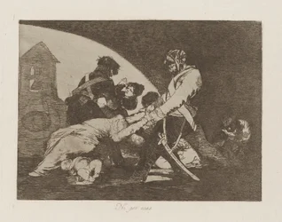 Ni por esas (Auch diese nicht), Platte 11 aus der Serie Los desastres de la guerra (Die Schrecken des Krieges)