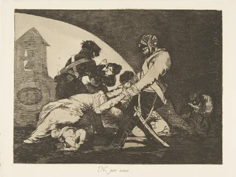 Tafel 11 aus Die Schrecken des Krieges Los Desastres de la Guerra: Auch diese nicht