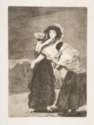 Platte 16 aus Los Caprichos: Um Himmels willen: und es war ihre Mutter Dios la Perdone..., 1797-98