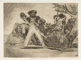 Blatt 31 aus Die Schrecken des Krieges: Das..., 1810 veröffentlicht 1863