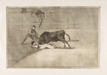 Der unglückliche Tod von Pepe Illo in der Arena von Madrid, 1816