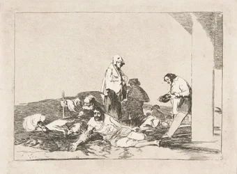 Tafel 58 aus Die Schrecken des Krieges: Es nützt nichts zu weinen ..., 1811-12