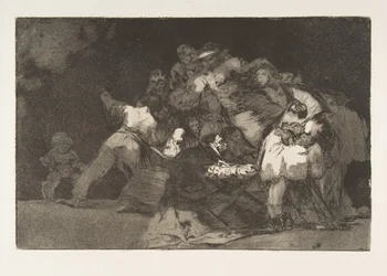 Tafel 9 aus den Disparates: Allgemeine Torheit, ca. 1816-23 veröffentlicht 1864