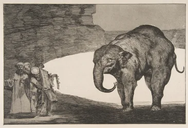 Platte C aus den Disparates: Tierische Torheit, ca. 1816-23 veröffentlicht vor 1877