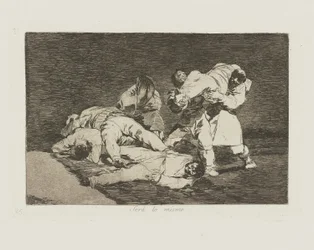 Será lo mismo. (Es wird dasselbe sein.), pl. 21 aus der Serie Los desastres de la guerra (Die Schrecken des Krieges)