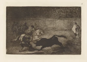 Ein spanischer Reiter bricht