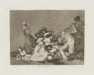 Und sie sind wie wilde Bestien, pl. 5 aus der Serie Die Schrecken des Krieges