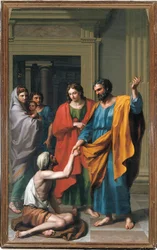 St. Peter und St. Johannes heilen den Gelähmten, 1783