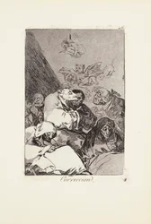 Korrektur (Correccion) Platte 46 aus: Los Caprichos