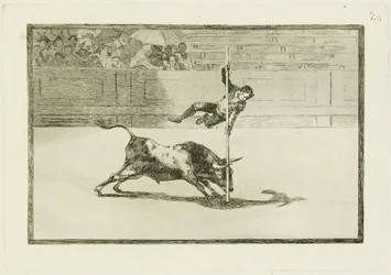 Gewandtheit und Wagemut des Juanito Apiñani in der Arena von Madrid (Tauromaquia 20)