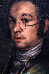 Selbstporträt mit Brille, um 1800