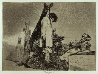 Auch hier nicht (Desastres de la Guerra 36)