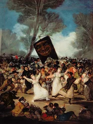 Das Begräbnis der Sardine (Fronleichnamsfest am Aschermittwoch) um 1812-19