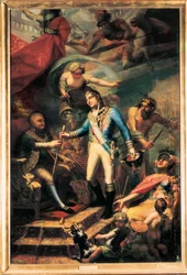 Karl IV. von Spanien ernennt Manuel Godoy zum Admiral der Marine