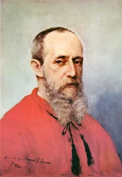 Selbstporträt von Francisco Oller