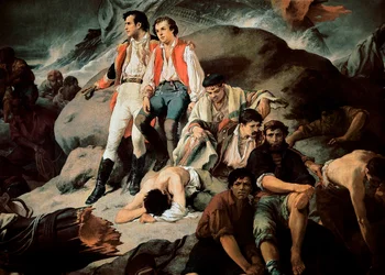 Die Schlacht von Trafalgar 1805 (Detail)