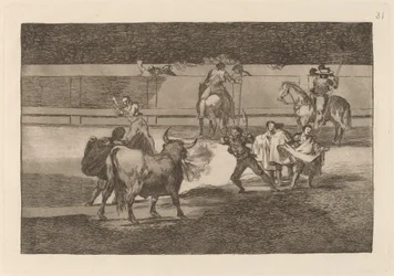 Banderillas de fuego (Banderillas mit Feuerwerkskörpern)