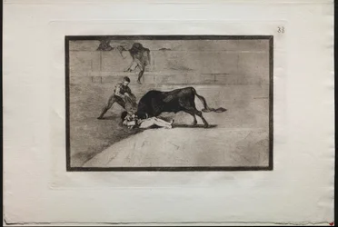 Stierkämpfe: Der unglückliche Tod von Pepe Illo, in der Arena von Madrid, 1876
