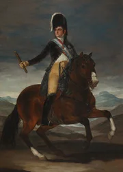 Reiterporträt von König Ferdinand VII. von Spanien