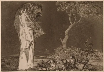 Torheit der Angst (Disparate de miedo), aus der Serie Los Disparates